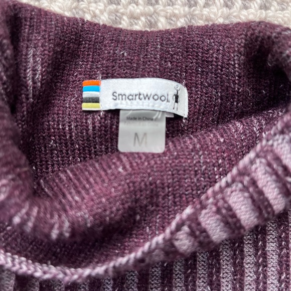 Smartwool Dacono Mock Neck Sweater. Size M. - Picture 4 of 5